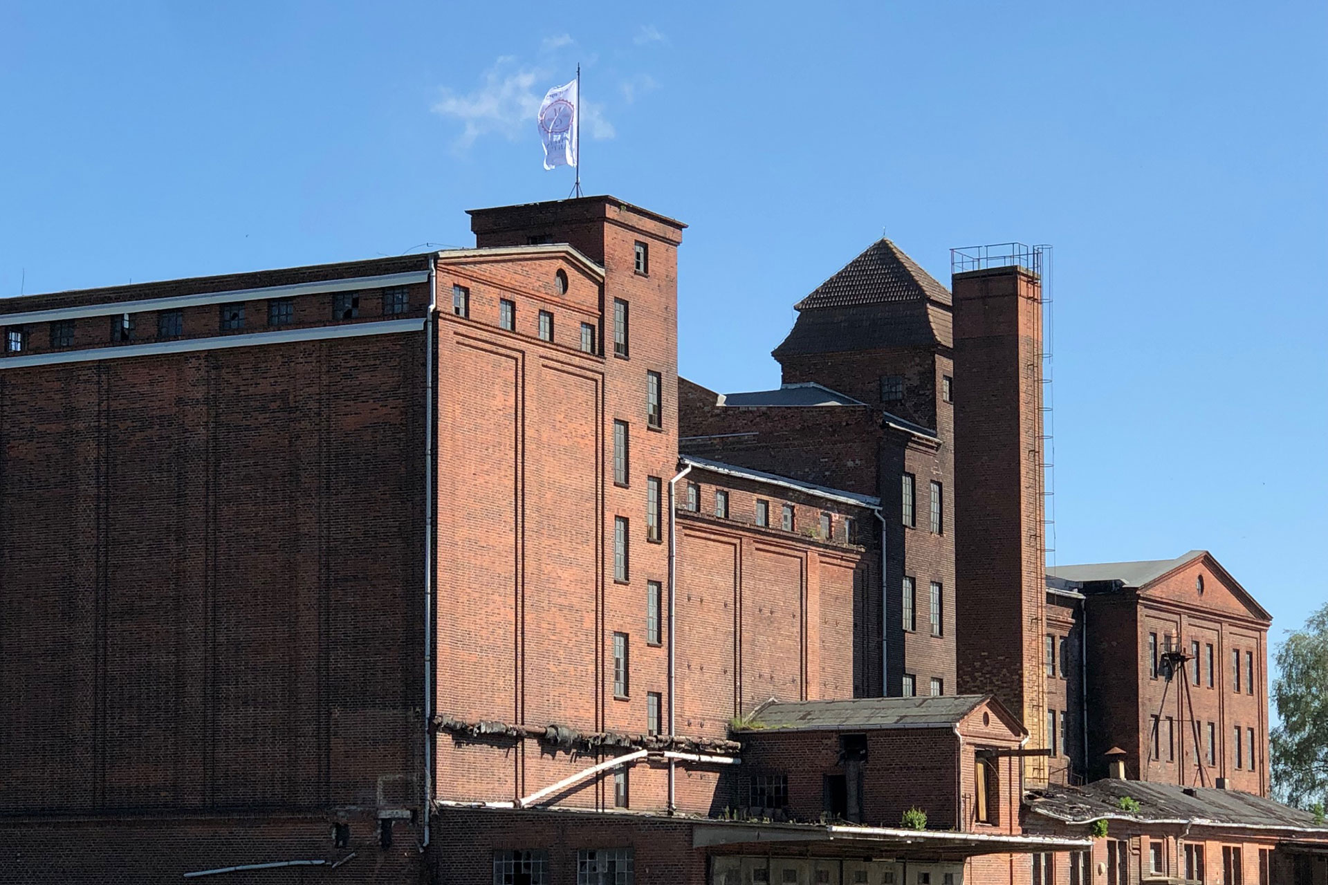 Das Mühlenquartier zeigt Flagge